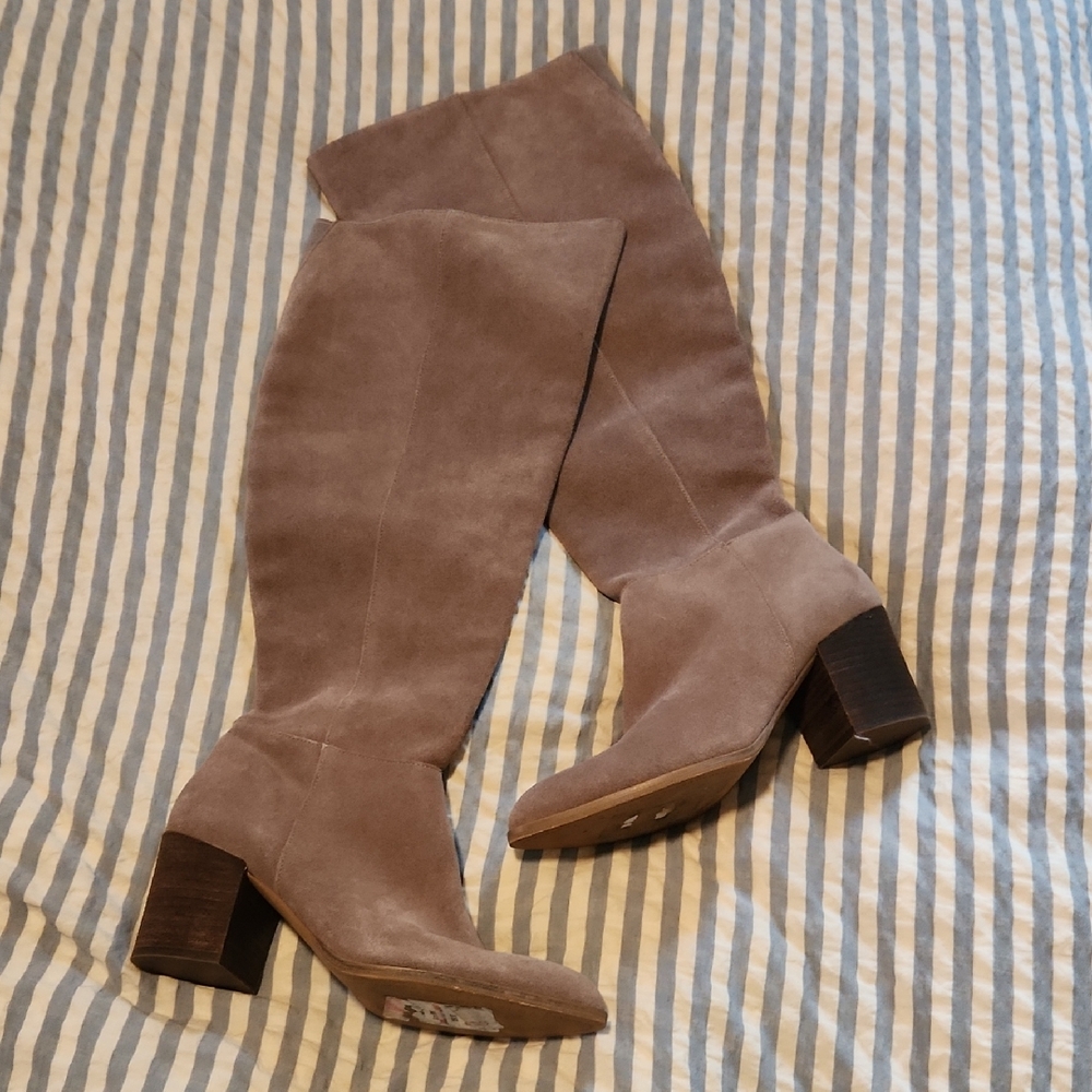 Caslon Taupe Over-the-Knee Boots